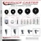 Service Caster 35 Inch Phenolic Swivel 34 Inch Threaded Stem Caster Set with Total Lock Brake SCC-TSTTL20S3514-PHS-34212-4 - alternate 3